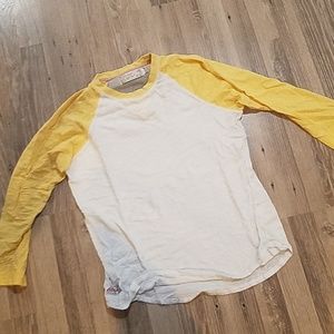 Shipley Yellow and white Raglan
